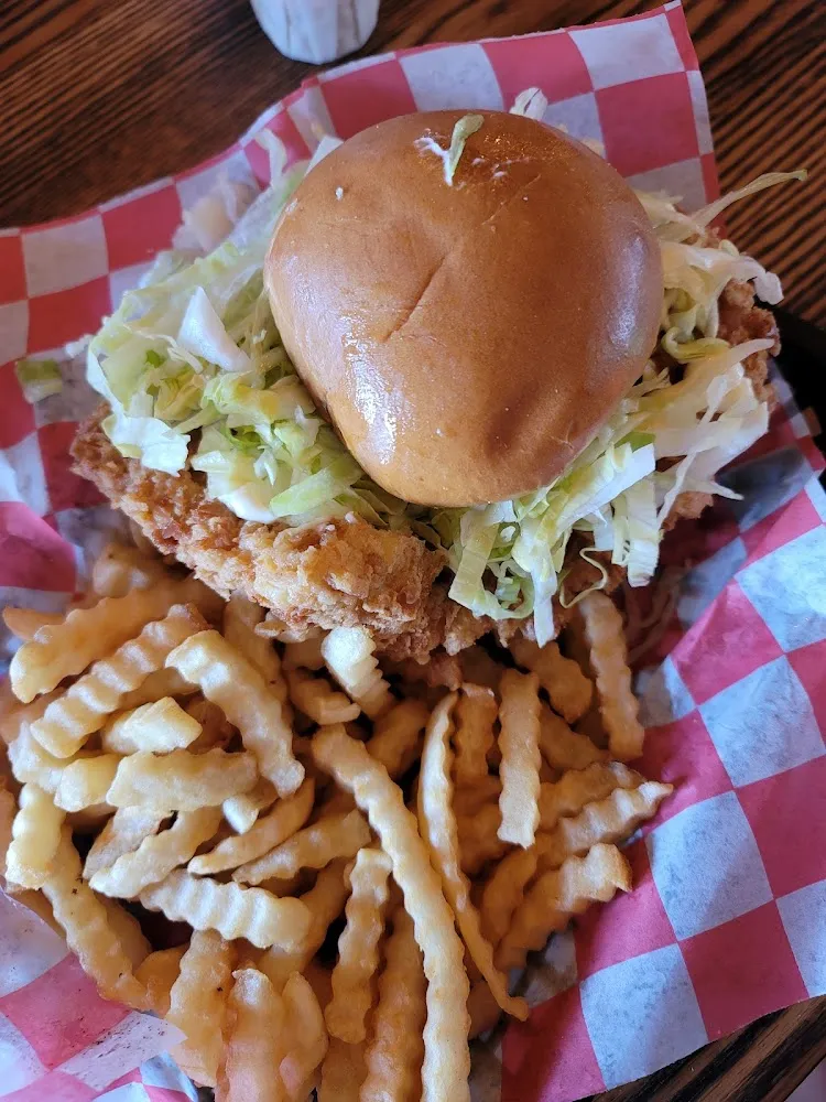 Half Pork Tenderloin Sandwich